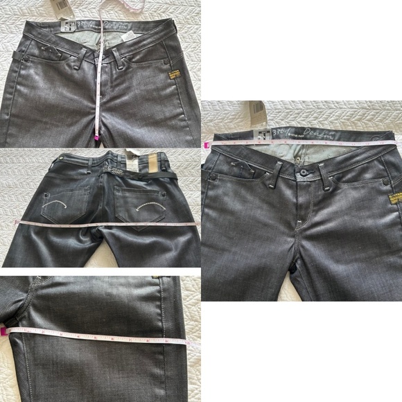 NWT G-Star RAW Micro Midge Skinny Jeans in Grey Comfort Glass Denim Size W27/L32 - Picture 11 of 15